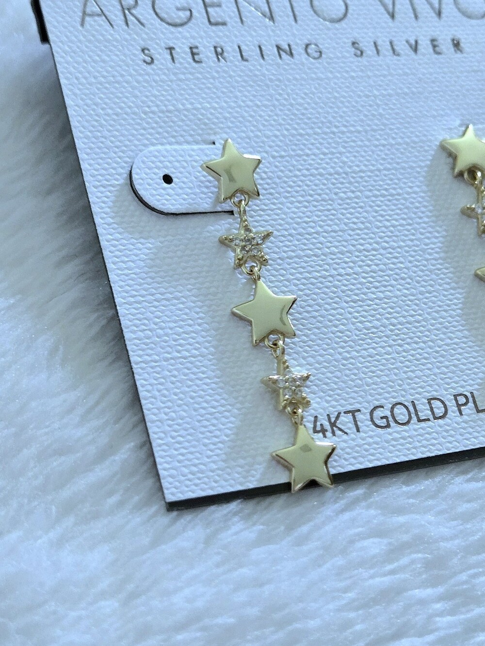Argento Vivo Cascading⛲ Stars⭐ Earrings - Picture 13 of 15